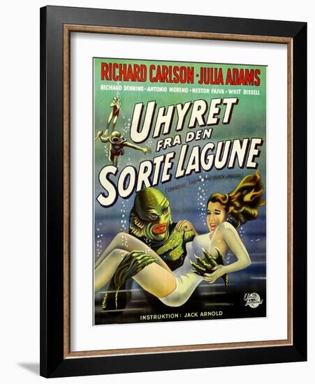 Creature from the Black Lagoon, (aka Uhyret Fra Den Sorte Lagune), Julie Adams, 1954-null-Framed Art Print