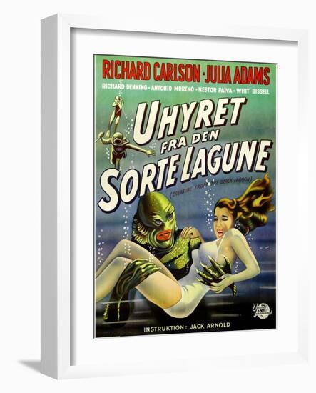 Creature from the Black Lagoon, (aka Uhyret Fra Den Sorte Lagune), Julie Adams, 1954-null-Framed Art Print