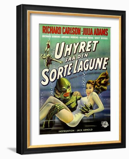 Creature from the Black Lagoon, (aka Uhyret Fra Den Sorte Lagune), Julie Adams, 1954-null-Framed Art Print