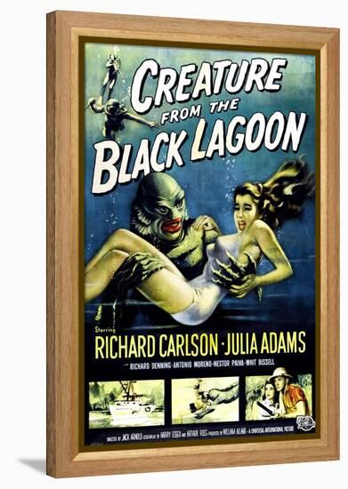 Creature from the Black Lagoon, Ben Chapman, Ricou Browning, 1954-null-Framed Stretched Canvas