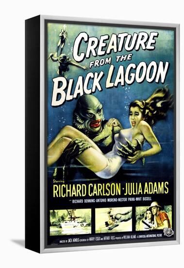 Creature from the Black Lagoon, Ben Chapman, Ricou Browning, 1954-null-Framed Stretched Canvas