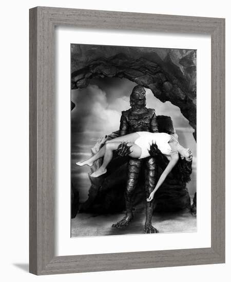 Creature from the Black Lagoon, Julia Adams, 1954-null-Framed Premium Photographic Print