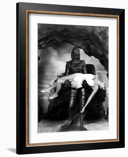 Creature from the Black Lagoon, Julia Adams, 1954-null-Framed Premium Photographic Print