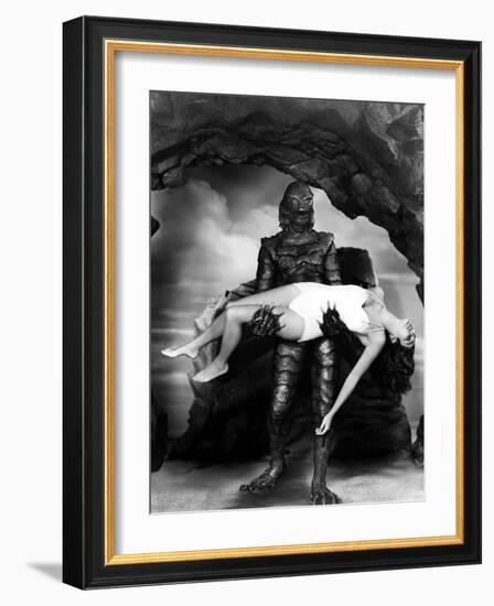 Creature from the Black Lagoon, Julia Adams, 1954-null-Framed Premium Photographic Print