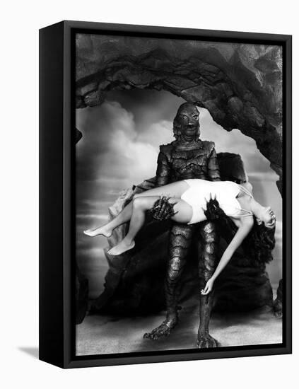 Creature from the Black Lagoon, Julia Adams, 1954-null-Framed Stretched Canvas