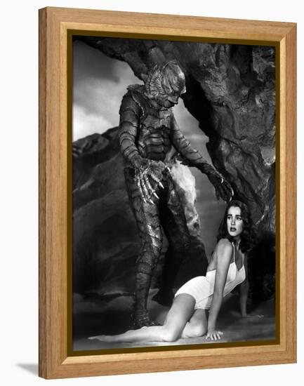 Creature from the Black Lagoon, Julia Adams, 1954-null-Framed Stretched Canvas