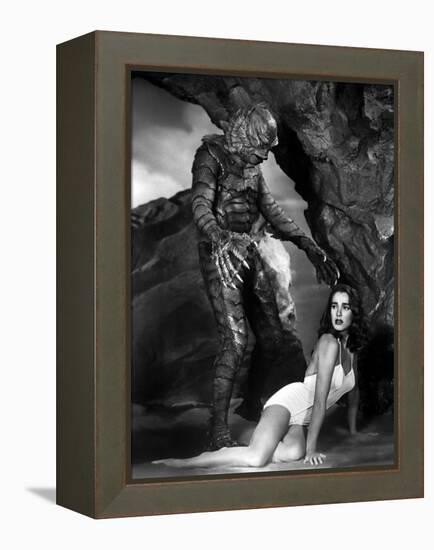 Creature from the Black Lagoon, Julia Adams, 1954-null-Framed Stretched Canvas