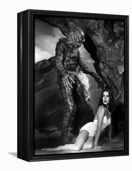 Creature from the Black Lagoon, Julia Adams, 1954-null-Framed Stretched Canvas