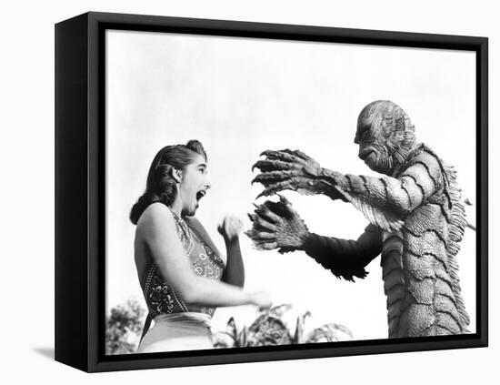 Creature from the Black Lagoon, Julie Adams, Ben Chapman, 1954-null-Framed Stretched Canvas