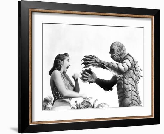 Creature from the Black Lagoon, Julie Adams, Ben Chapman, 1954-null-Framed Photo