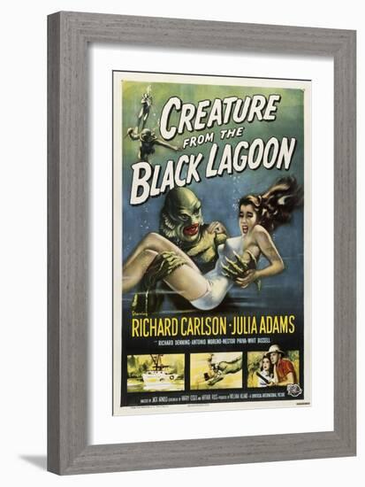 Creature from the Black Lagoon-Vintage Apple Collection-Framed Giclee Print