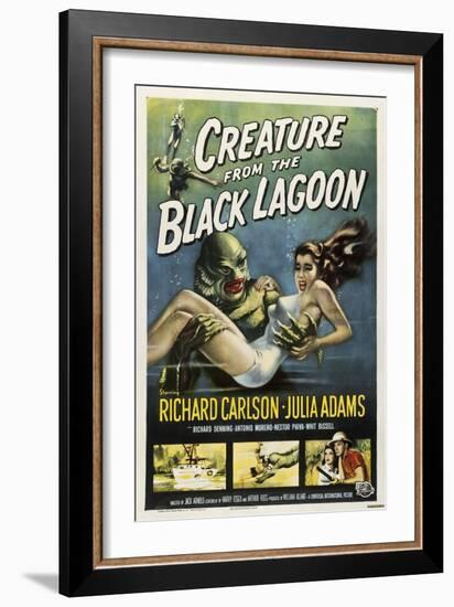 Creature from the Black Lagoon-Vintage Apple Collection-Framed Giclee Print