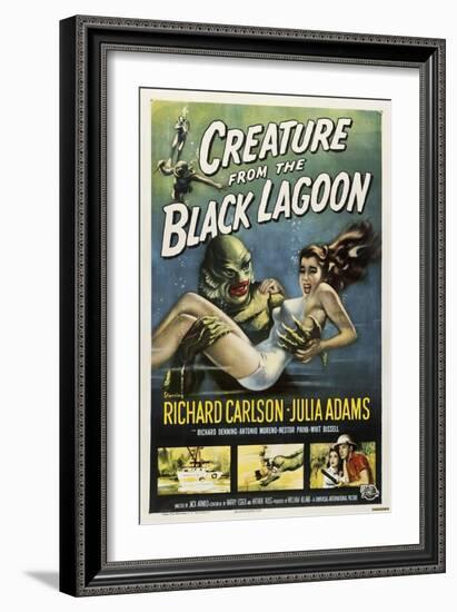 Creature from the Black Lagoon-Vintage Apple Collection-Framed Giclee Print