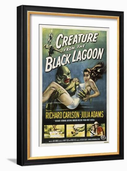 Creature from the Black Lagoon-Vintage Apple Collection-Framed Giclee Print
