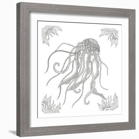 Creatures From The Deep-Pam Varacek-Framed Art Print