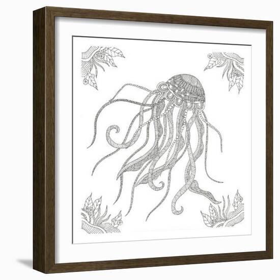 Creatures From The Deep-Pam Varacek-Framed Art Print