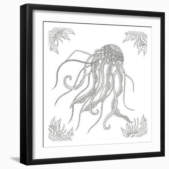 Creatures From The Deep-Pam Varacek-Framed Art Print