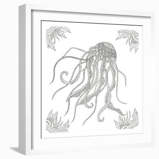 Creatures From The Deep-Pam Varacek-Framed Art Print