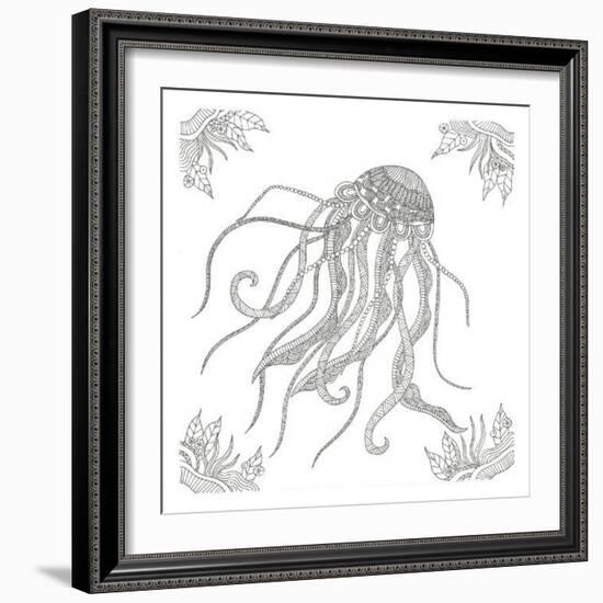 Creatures From The Deep-Pam Varacek-Framed Art Print