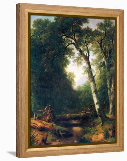 Creek In The Woods-Asher Brown Durand-Framed Stretched Canvas