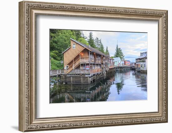 Creek Street, tourist walk, Ketchikan, Alaska, Inside Passage-Stuart Westmorland-Framed Photographic Print