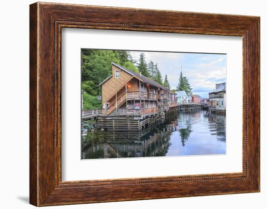 Creek Street, tourist walk, Ketchikan, Alaska, Inside Passage-Stuart Westmorland-Framed Photographic Print