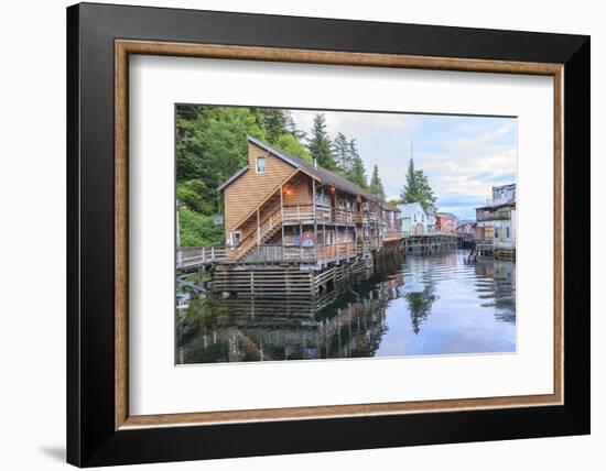 Creek Street, tourist walk, Ketchikan, Alaska, Inside Passage-Stuart Westmorland-Framed Photographic Print