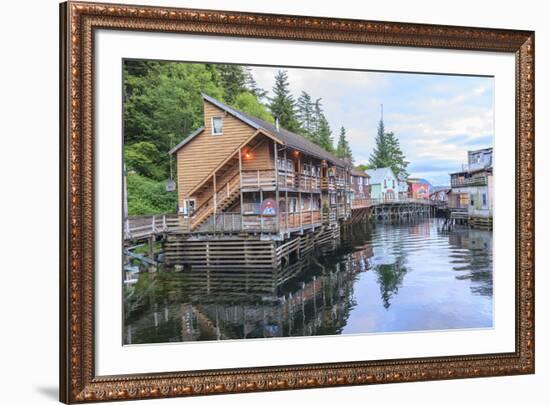 Creek Street, tourist walk, Ketchikan, Alaska, Inside Passage-Stuart Westmorland-Framed Premium Photographic Print