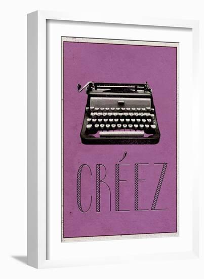 CREEZ (French -  Create)-null-Framed Art Print