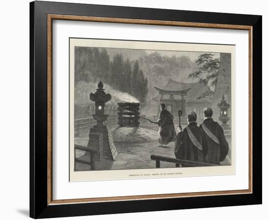 Cremation in Japan-null-Framed Giclee Print