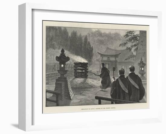 Cremation in Japan-null-Framed Giclee Print