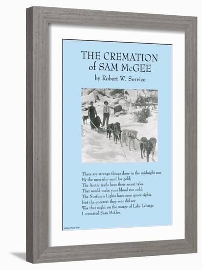 Cremation of Sam McGee-null-Framed Art Print