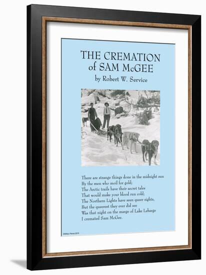 Cremation of Sam McGee-null-Framed Art Print