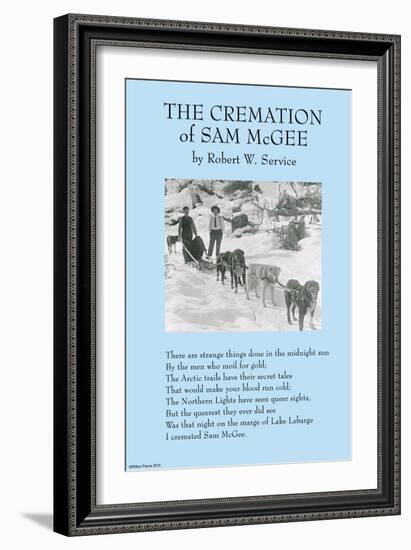 Cremation of Sam McGee-null-Framed Art Print