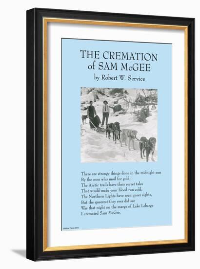 Cremation of Sam McGee-null-Framed Art Print