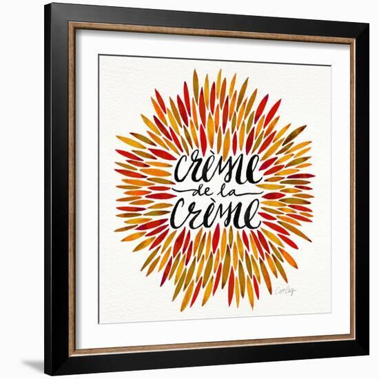 Crème de la Crème in Autumn Palette-Cat Coquillette-Framed Giclee Print