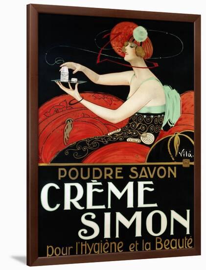 Creme Simon, ca. 1925-Vila-Framed Art Print