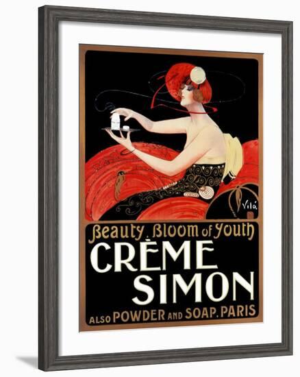 Creme Simon-Emilio Vila-Framed Art Print