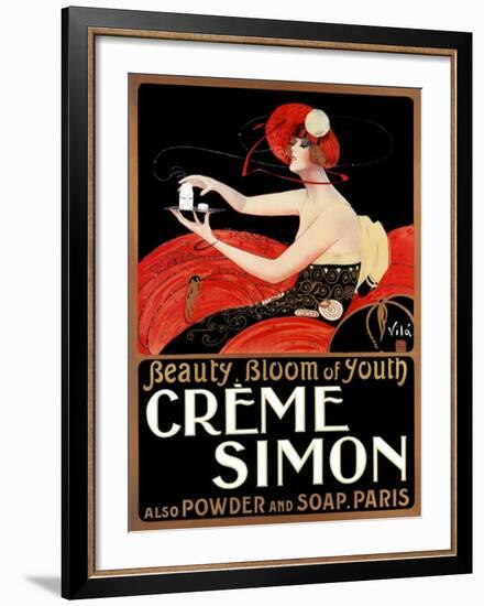 Creme Simon-Emilio Vila-Framed Art Print