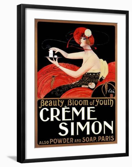 Creme Simon-Emilio Vila-Framed Art Print