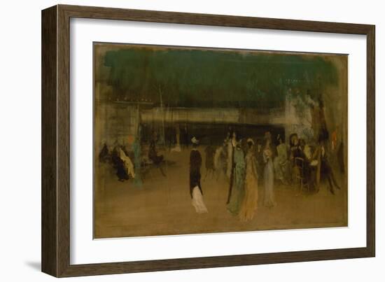 Cremorne Gardens, No. 2, c.1870-80-James Abbott McNeill Whistler-Framed Giclee Print