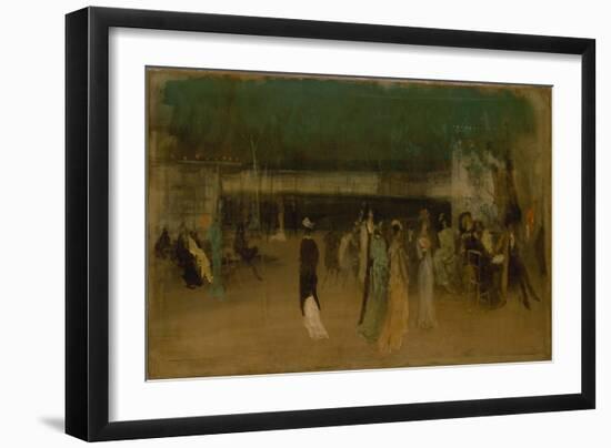 Cremorne Gardens, No. 2, c.1870-80-James Abbott McNeill Whistler-Framed Giclee Print