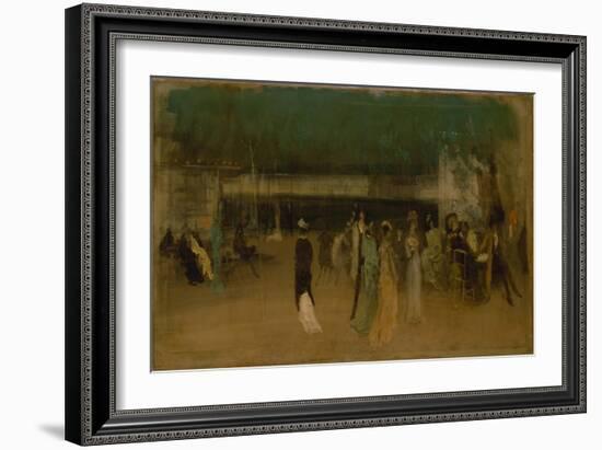 Cremorne Gardens, No. 2, c.1870-80-James Abbott McNeill Whistler-Framed Giclee Print