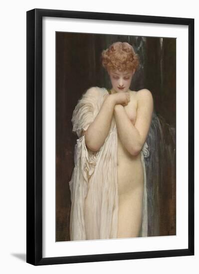 Crenaia, The Nymph of the Dargle - Detail-Frederick Leighton-Framed Premium Giclee Print