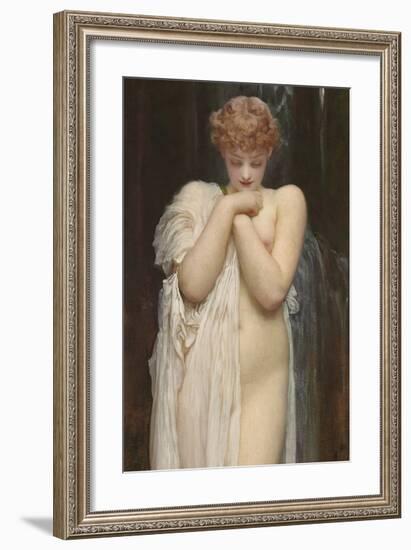 Crenaia, The Nymph of the Dargle - Detail-Frederick Leighton-Framed Premium Giclee Print