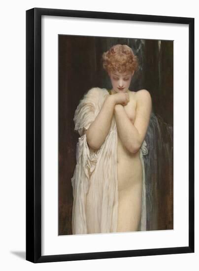 Crenaia, The Nymph of the Dargle - Detail-Frederick Leighton-Framed Premium Giclee Print
