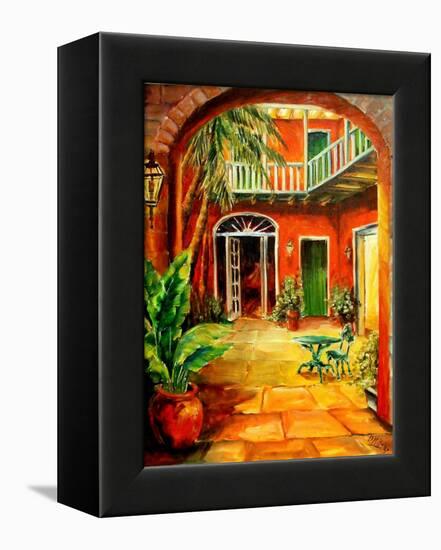 Creole Courtyard-Diane Millsap-Framed Stretched Canvas