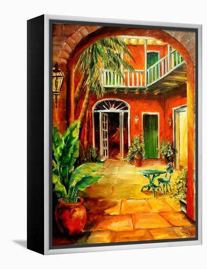 Creole Courtyard-Diane Millsap-Framed Stretched Canvas