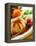 Crêpes with Ice Cream, Berries and Caramel Sauce-null-Framed Premier Image Canvas