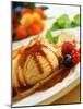 Crêpes with Ice Cream, Berries and Caramel Sauce-null-Mounted Photographic Print